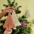 thumbnail image 4 of Kit de Bricolaje de áRbol de Navidad Tejido en Macramé Kit de Regalo de NavideñA Muy Adecuado para Familiares y Amigos Regalos NavideñOs Perfectos, 4 of 5