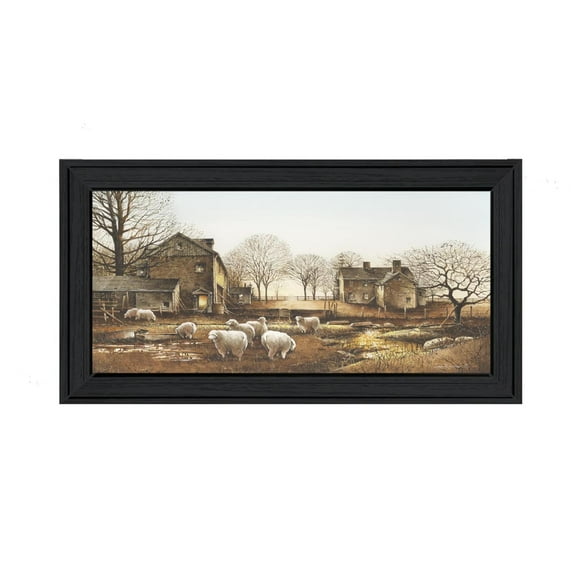 Early Risers By John Rossini Printed Framed Wall Art Wood Multi-Color