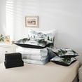 thumbnail image 5 of Feelyou Farmhouse Pine Tree Twin Bedding Sets 7-Piece, Rustic Nature Lake Bedding Comforter Set, Teen Child Kid Adult Reversible Sheet Sets, Luxury Bedroom Decor, 5 of 7