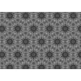 thumbnail image 1 of Ahgly Company Indoor Rectangle Patterned Black Eel Black Area Rugs, 5' x 7', 1 of 6