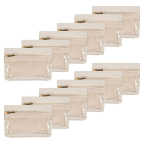 Traveling Jewelry Bags Soft Protective Jewelry Organizer Zipper Pocket Versatile Jewelry Pouch Bag Clear Jewelry Travels Organizer Case Dust Proof Jewelry Bags for Women