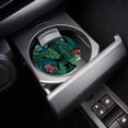 thumbnail image 3 of POGLIP Tropical Plant Leaf and Parrot Set of 6 Car Coaster for Drinks, Absorbent Ceramic Stone Coasters Cup Mat with Cork Base for Home Kitchen Room Coffee Table Bar Decor, 3 of 5