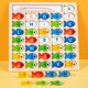 thumbnail image 1 of Juguetes de pesca de madera magnéticos para niños pequeños, juego de conteo de peces con el alfabeto, rompecabezas de números y alfabetos, juguetes educativos de matemáticas y ABC para niños de 3, 4, 1 of 6
