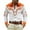 Orange, variant on Western Cowboy Dress Shirts for Men Carnival Long Sleeve Button Down Lapel Top Casual Stylish Comfortable Mens Shirt Black XL
