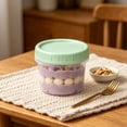 thumbnail image 4 of Plastic Food Storage Container with Lid, Clear Stackable Jar for Snacks, Sauce, Meal Prep, Kitchen and Refrigerator Organization, 4 of 6