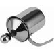 thumbnail image 5 of Milk Frother Double Mesh Coffee Milk Frother Cup Stainless Steel Creamer Foam Cappuccino Maker, 400ml, 5 of 5