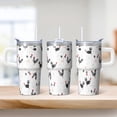 thumbnail image 2 of 20oz Barnyard Chicken Tumbler with Handle Charming Birthday Christmas Gift for Chicken Fans Women Men Insulated Travel Mug Cup Holder Friendly Durable Build Hot Tea Cold Water On the Go Use, 2 of 6