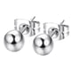 thumbnail image 1 of Pendientes de botón Unisex de Moda Shaofei con forma de bola 8 mm Oro blanco, 1 of 4