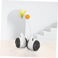 thumbnail image 3 of PAMINGONO Rotating Cat Interactive Toy Car Shaped ABS Black 1Pack for Pet, 3 of 8
