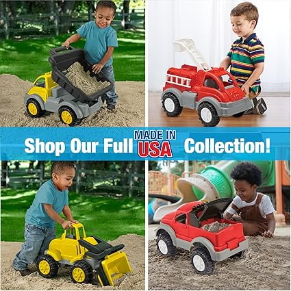 American Plastic Toys Gigantic Car Hauler Vehicle for Indoor & Outdoor Play, Ages 2+