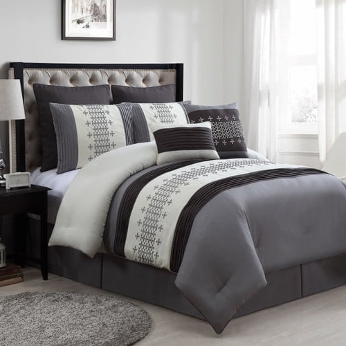 8Piece Geneva Comforter Set, Queen