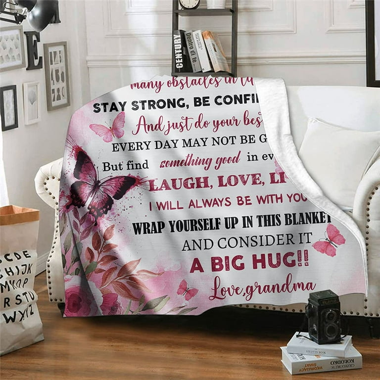 Granddaughter throw blanket cheap