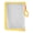 Yellow, variant on PPKVUFD Large Clear Waterproof 3-Sided Zipper Bag for Book/Document Storage Organizing, Expanding File Folder for Office Home Travel, Ideal for Book Lovers