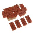 thumbnail image 2 of 20 Piezas de material cuero PU Etiquetas "hechas " de Ropa Accesorios de - Arco mayimx Etiqueta grabada en relieve hecha a mano, 2 of 7