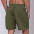 thumbnail image 4 of Njagoc3 Mens Light Gray Beach Shorts, Drawstring Waist, Quick - Dry, Summer Beach & Leisure Use, 4 of 5
