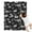 Black Cartoon Dinosaurs, variant on Black Cartoon Dinosaurs Skulls Skeletons Pattern Blanket,Comfortable Soft Flannel Throw Blanket,All Season,Warm Lightweight Blankets for Sofa Bed Couch Living Room Chair,30"x40"