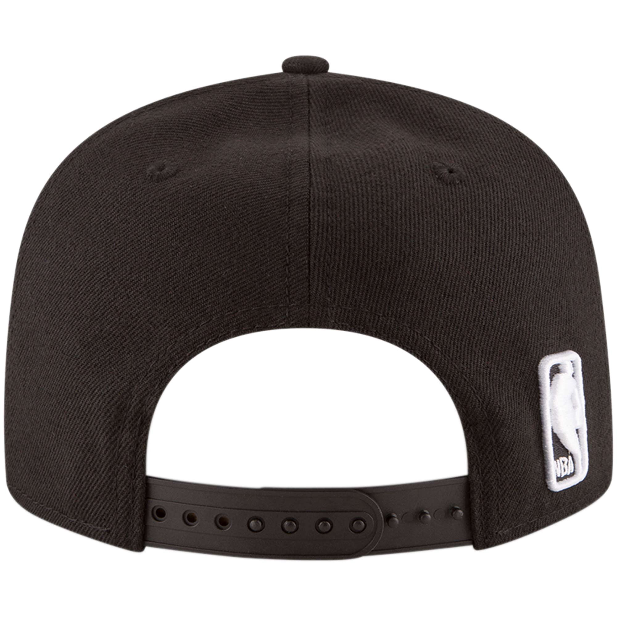Men's New Era Black Los Angeles Lakers Official Team Color 9FIFTY Snapback Hat