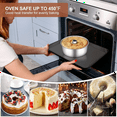 thumbnail image 4 of 3Pcs 6/7/9 Inches Angel Food Cake Pan Griddle Cake Pans Baking Pans, 4 of 7