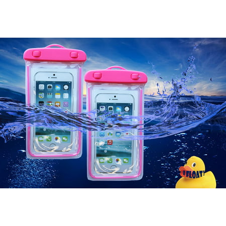 [2-PACK] ZForce Waterproof Cell Phone Case For Smartphones iPhone, Samsung, HTC, Sony, Nokia, Blackberry, and iPod