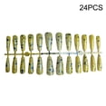 thumbnail image 4 of Uñas postizas Soidarity 24 Uds forma de T prensa extralarga suministros para mujeres Type3 NO3, 4 of 6