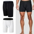 thumbnail image 3 of Men Performance Compression Shorts Workout Running Shorts Quick Dry Gym Fitness Sport Shorts, 3 of 7