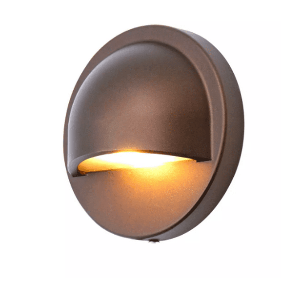 PRIME SUPPLY 1 - DECK LIGHTS - Integrated Deck Lights, Die-cast Aluminium, Bronze, 1-3W adjustable, 9-17V AC/DC, 2700K, 72" Lead Wire LED Module Replaceable