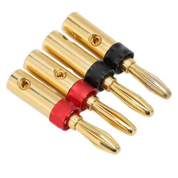 Speaker Banana Plugs, Audio Wire Banana Connector Firmly Fixed For