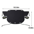 thumbnail image 3 of Dvkptbk Car Windshield Snow Cover Car Snow Shield Windproof Windshield Snow Cover All Weather Front Window Automotive Covers Snow-Shade Suitable for Most Vehicles Protective Cover, 3 of 9