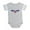 Heather Gray, variant on CafePress - EAGLE - Cute Infant Baby Football Bodysuit