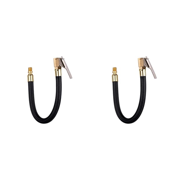Scienceny Inflador de neumáticos de bicicleta tubo de extensión Flexible extensor de válvula convertidor roscado motocicleta automotriz 5/16 pulgadas x Type2 NO2 Scienceny CBP296907