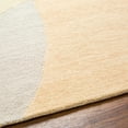 thumbnail image 6 of Hauteloom Cassiopeia Wool Living Room, Bedroom Area Rug - Contemporary - Lambswool, Seashell, Dark Beige - 18" Sample, 6 of 7