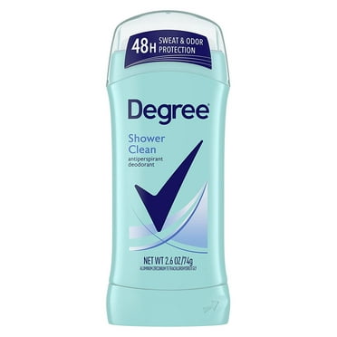 Degree Deodorant 2.6oz Womens Shower Clean (Pack of 3)