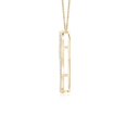 thumbnail image 2 of ANGARA Natural Prong-Set Diamond Infinity Pendant in 14K Yellow Gold for Women (Size-1mm| Color-H| Clarity-SI2) | April Birthstone, Anniversary, Jewelry Gift for Women | Natural Diamond Necklace, 2 of 7