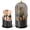 Black, variant on Soda Candy Makeup Brush Organizer with Lid 360° Rotating Dustproof Sliding Door Cosmetic Brush Holder for Vanity Bathroom