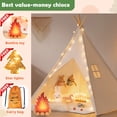 thumbnail image 2 of Tienda de campaña Tiny Land para niños con luces y juguete para fogatas, 2 of 7