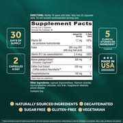 Neuriva Ultra Brain Supplements for Memory and Focus, Phosphatidylserine, Folic Acid, Vitamin B12 & Vitamin B6, 60 Count Capsules