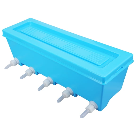 Multi Milk Dispenser With 5 Silicone Nipples Feeder For Puppies Calves Lamb Nursing Bottle Farm Tool