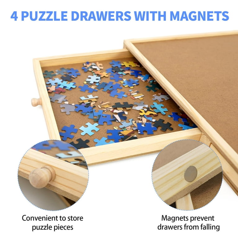 GaoMon Wooden Jigsaw Puzzle Board ,Rotating Puzzle Table, Portable Puzzle  Tray - ShopStyle
