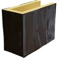 thumbnail image 6 of Ekena Millwork 6"H x 10"D x 60"W Hand Hewn Faux Wood Fireplace Mantel Kit w/ Alamo Corbels, Natural Ash, 6 of 10