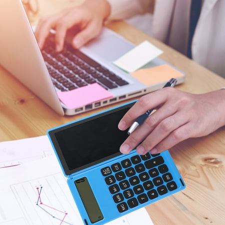 Foldable Calculator & 6 Inch LCD Writing Tablet Digital Drawing Pad 12