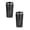 A544 Black B 2Pack, variant on 2Pcs Travel Mug Insulated Coffee Cup With Leakproof Lid Vacuum Insulation Stainless Steel For Hot And Cold Water Coffee And Tea 510Ml Glass&Bottle