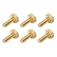thumbnail image 2 of Electric Guitar Fine Tuning Screw, 6 Pcs M4 Thread Tremolo Bridge String Locking Screw Accurate Size Metal Easy To Install  for Replacement Black,Silver,Gold, 2 of 7