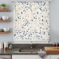 thumbnail image 5 of Blue Botanical Sheer Curtains 96 Inches Long, Farmhouse Spring Summer Plant Light Filering Curtains, Privacy Drapes Simi Floor to Veiling Curtain for Living Room Bedroom Large Window Treatment, 5 of 9
