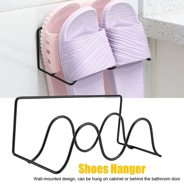 Estante para zapatos montado en la pared, estante para zapatos de doble capa, colgador para zapatos, soporte para zapatos de doble capa, resultados impresionantes