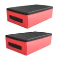 thumbnail image 2 of DYNWAVECA Coussin de Levage de Poids, Silencieux, Coussin de Levage, Portable avec Poignée Réduction de Bruit pour Protection de Sol pour Haltère Rouge Noir, 2 of 10