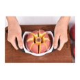 thumbnail image 4 of Picadora de verduras comercial de 4 cuchillas Cortador de patatas fritas de acero inoxidable Cortador y rebanador de patatas Picadora de frutas y verduras comercial para restaurantes y cocina casera, 4 of 5