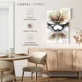 thumbnail image 4 of Elephant Stock Let's Go Together Wall Art - Vertical Multi Panel Canvas - Living Room Wall Decor - Love Multi Panel - Gray And Orange Decor By Ashvin Harrison - 14" x 23", 4 of 4