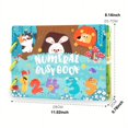 thumbnail image 3 of QJUHUNG Quiet Book Children‘s Early Education Enlightenment Sticker Busy Book  General Knowledge Cognitive Puzzle Book Toy, 3 of 7