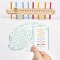 thumbnail image 2 of Wooden Dinosaur Balance Game - Educational Preschool Color Matching & Sorting Stacking Toy for Fine Motor Skill Development, Toddler Activities, Counting & Sequencing, Age 3+, 2 of 5