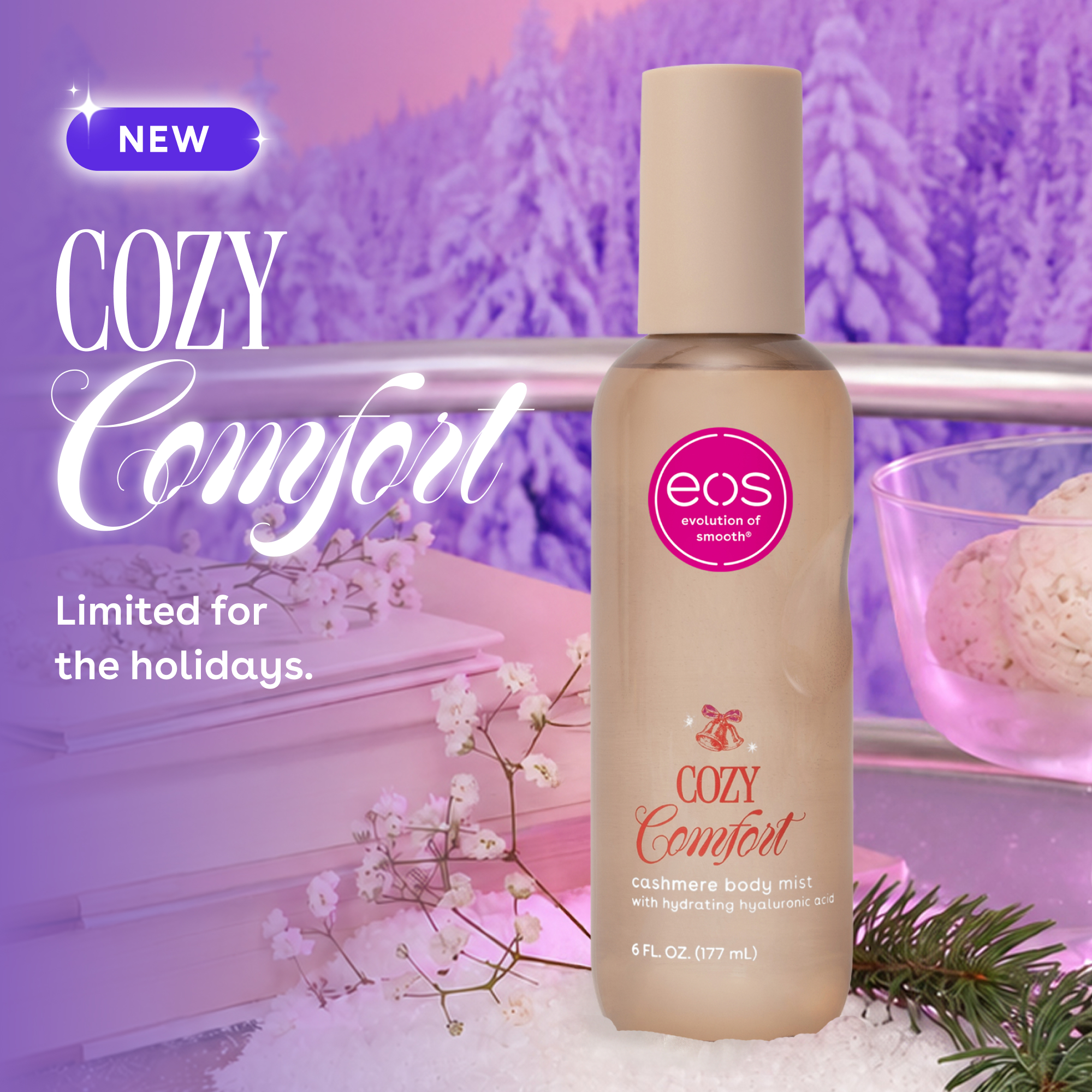 eos Cashmere Body Mist, Cozy Comfort, 6 fl oz photo 2